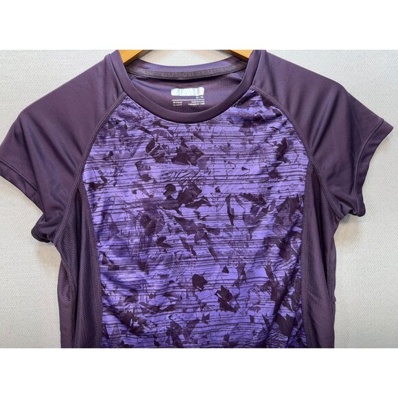 Marmot Womens Athletic Top Sze M Purple Crystal Short Sleeve Activewear Outdoors - Picture 3 of 11